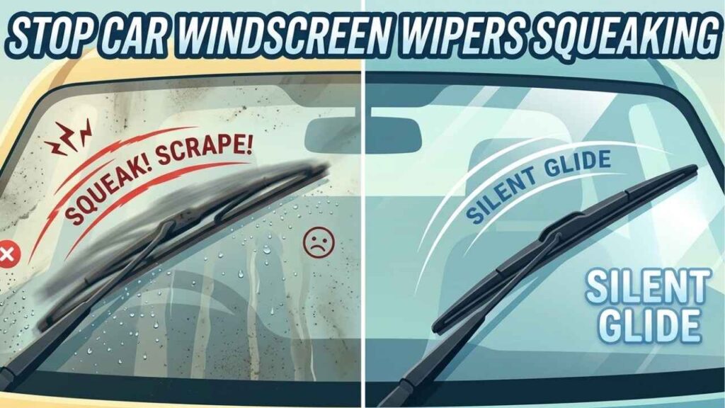 Stop Car Windscreen Wipers Squeaking