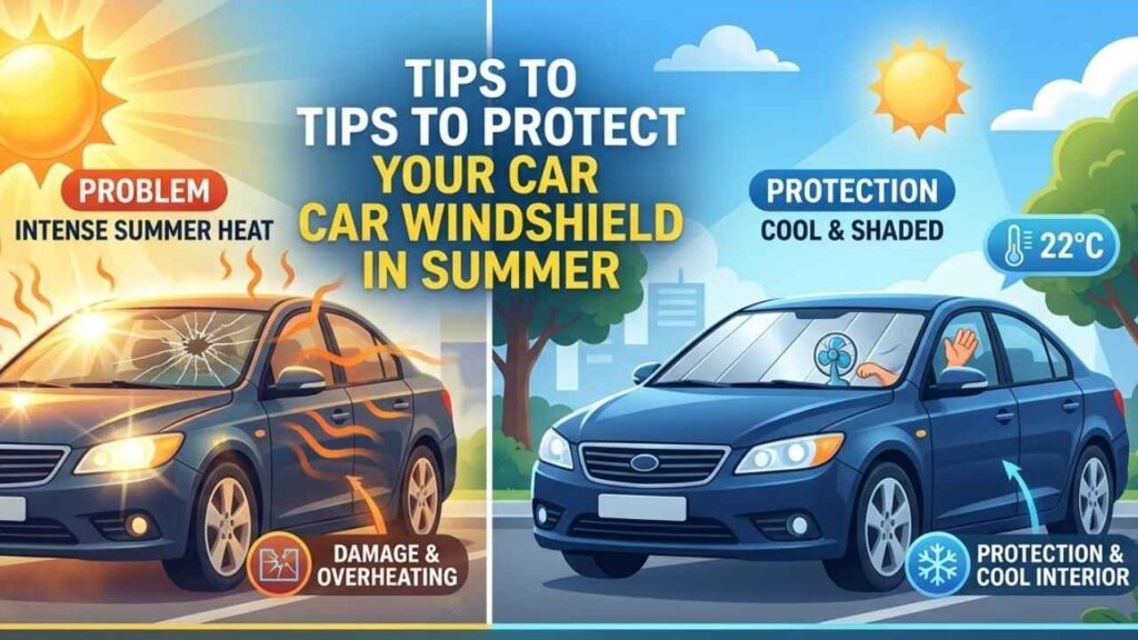 Tips to Protect Your Car Windshield in Summer