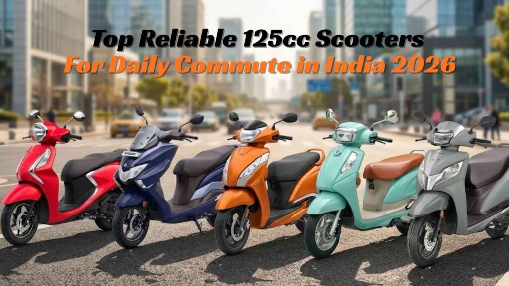 Top 7 Reliable 125cc Scooters For Daily Commute in India 2026