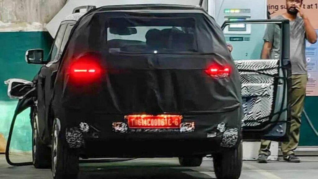 Hyundai's New Electric Micro-SUV Spied In India