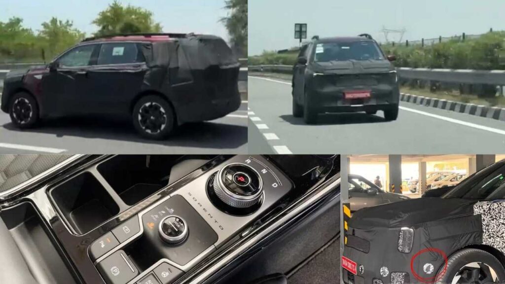 Kia Sorento Hybrid 7-Seater SUV Spied Testing