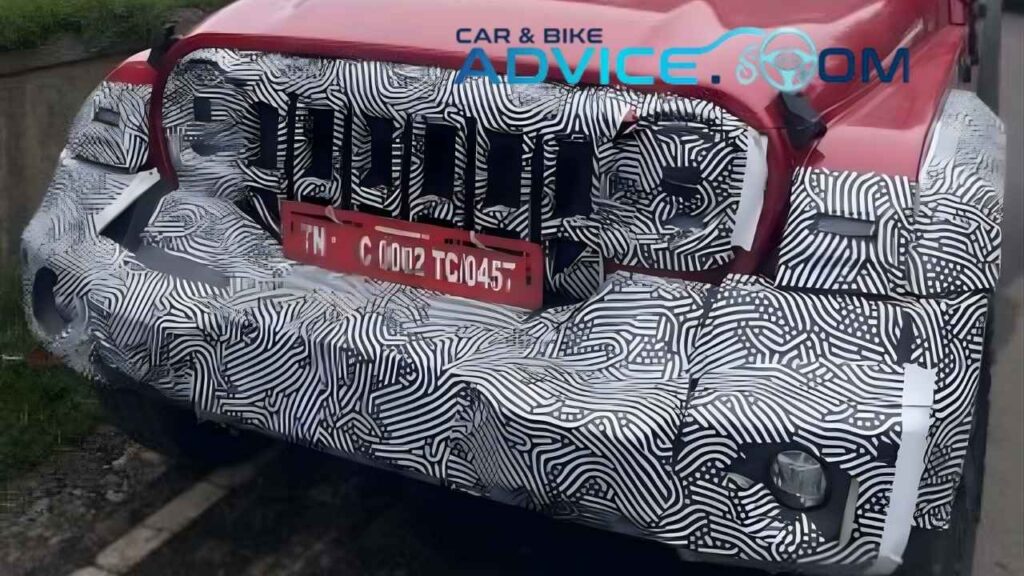 Mahindra Thar 3-Door Facelift New Bumper