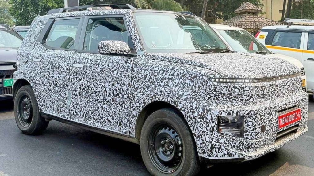 New Hyundai Electric SUV Front Design Spied