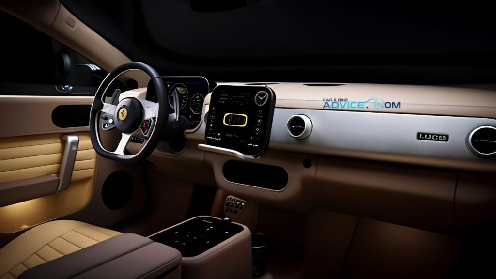 Ferrari First EV Supercar Interior
