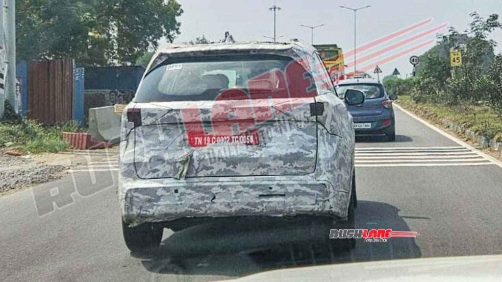 Mahindra XUV7XO Hybrid Spied Design & Styling