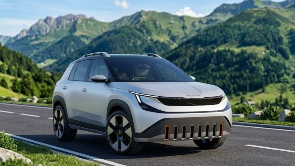 Skoda Epiq Electric SUV Front Look