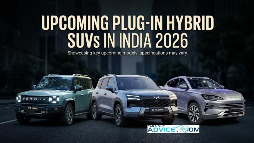 Upcoming Plug In Hybrid SUVs in India 2026
