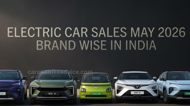 Electric Car Sales May 2026 Brand Wise in India