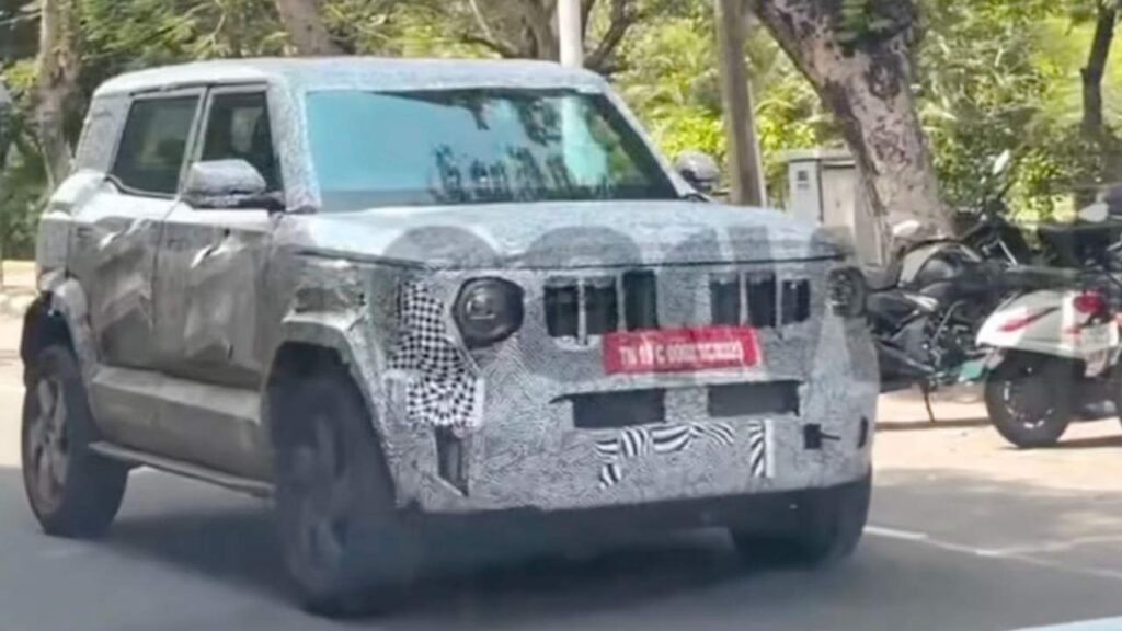Mahindra Vision S (Mini Scorpio N) Spied Testing Again