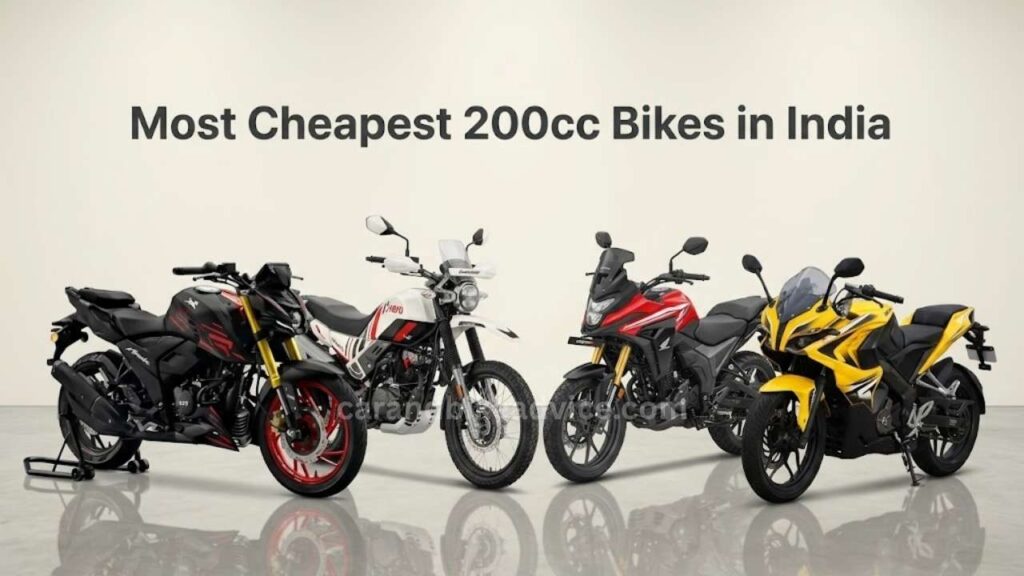 Most Cheapest 200cc Bikes in India