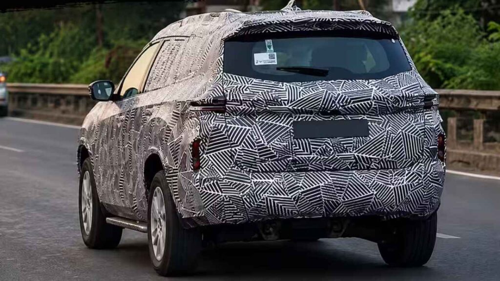 New Tata Safari EV Spied