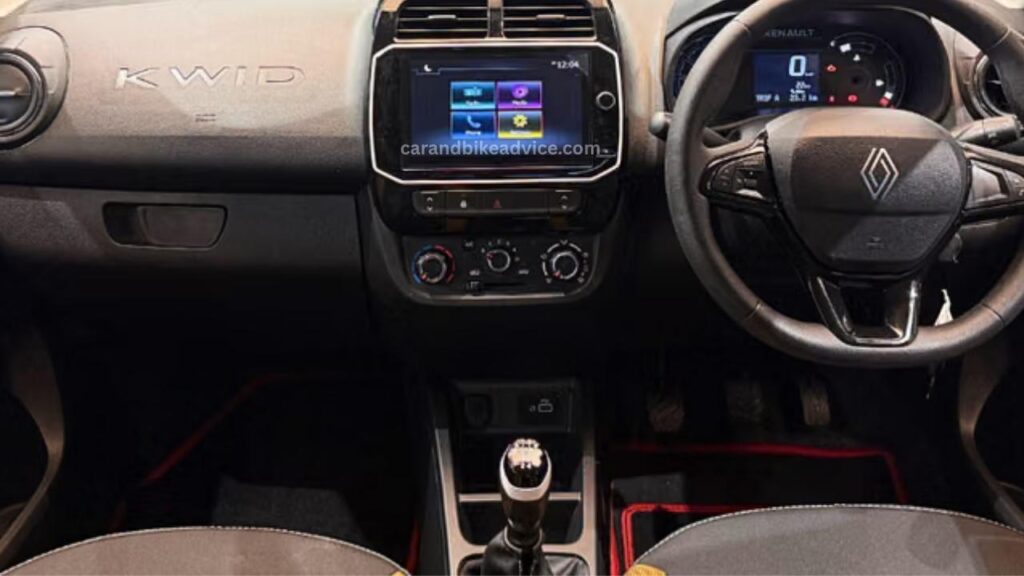2026 Renault Kwid Facelift Interior