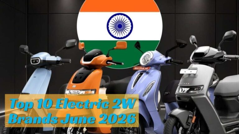 Top 10 Electric 2W Brands June 2026 in India - EV Scooter Sales Report